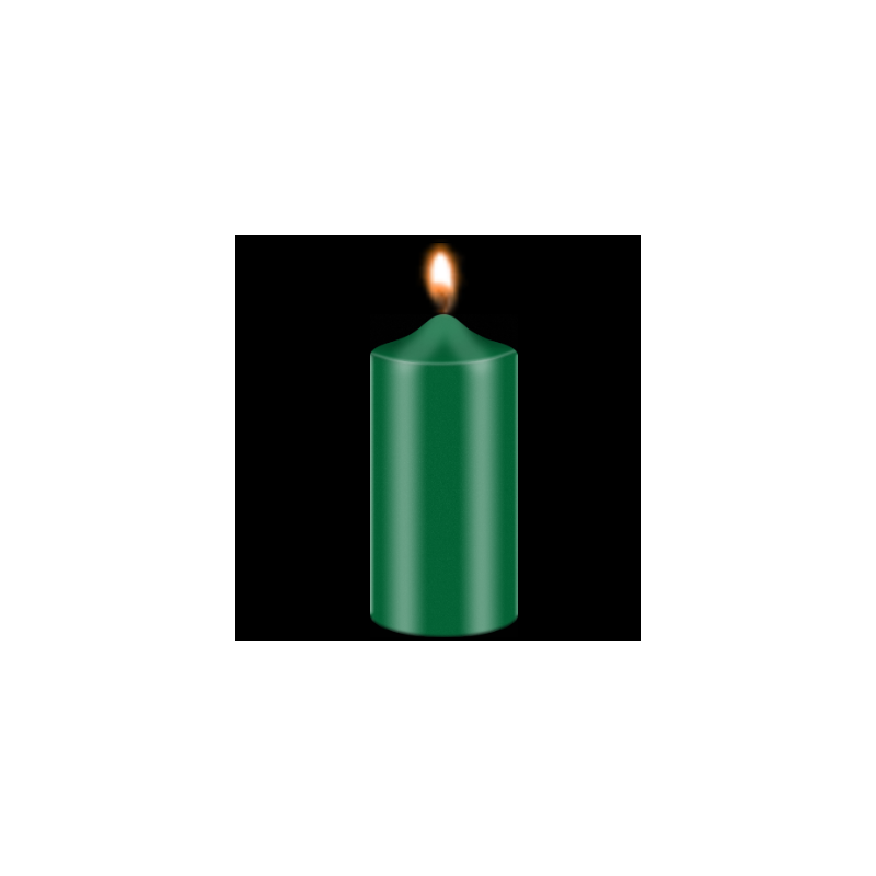 Dark green, candle dye