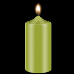 Olive green, candle dye