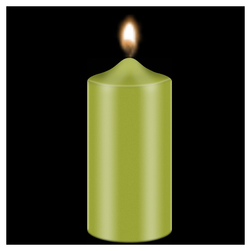 Olive green, candle dye