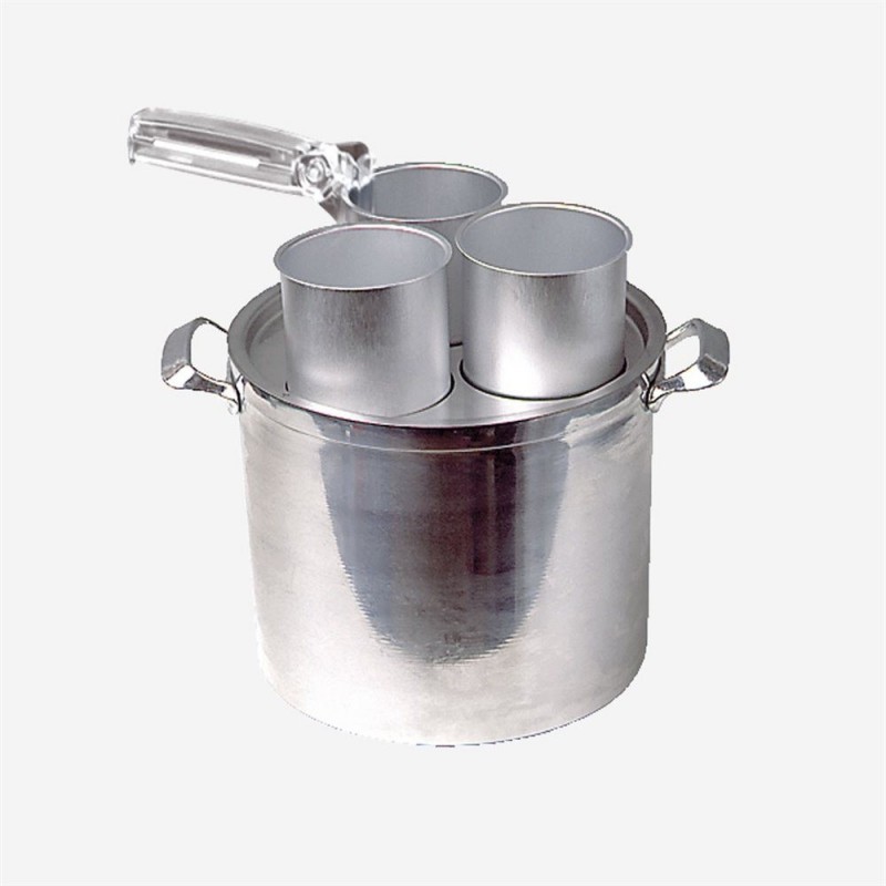 Aluminium pot for household stove tops, 17.5x22cm, set