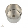 Candle mold, aluminium, cylinder, 100x115mm
