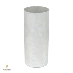 Candle mold with removable wick pin, aluminium, cylinder, 100x240mm, USED