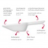 Scoop for wax pouring, plastic, 450ml