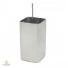 Candle mold, with removable wick pin, square, 55x105mm