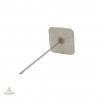Candle mold, with removable wick pin, square, 55x105mm
