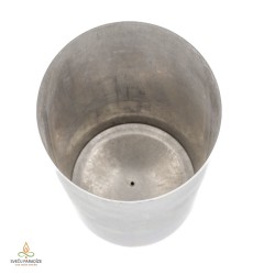 Candle mold, aluminium, cylinder, 100x240mm