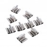 Wick sustainer for wood wicks, square