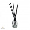Cap for reed diffuser bottle with opening for reeds, 24/410, black