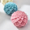 Candle mold Lotus flower, silicone, 95x70mm