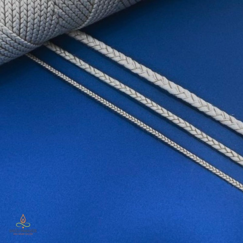 Candle wick for soy, coconut and olive wax candles, Stabilo, 1m