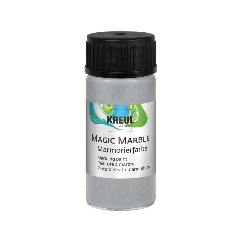 Silver, marbling paint, 20ml