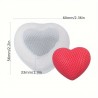 Soap mould Little Heart, silicone, 55x50x30mm