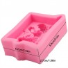 Soap mould Flower Fairy, silicone, 80x55x20mm
