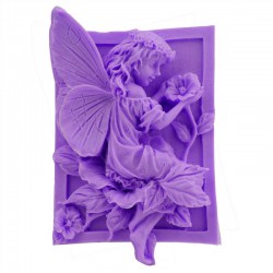 Soap mould Flower Fairy, silicone, 80x55x20mm