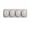 Soap mould Oval, silicone, 50x70x25 mm