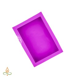 Soap mould Square, silicone, 81x56x24mm