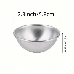 Bath ball mould, aluminium, 58mm