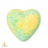 Bath ball mould, Heart, polycarbonate, 80mm