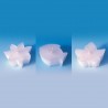 Mold for a floating candle Sun-fish-maple leaf, polycarbonate, 55x45mm