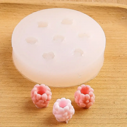 Decoration mould Little Raspberry, silicone, 55x16mm