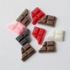 Decoration mould Chocolate pieces, silicone, 60x70x10mm