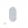 Epoxy and plaster bowl mould Pallet, silicone, 180x95mm