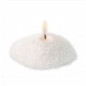 Wick for powder candles