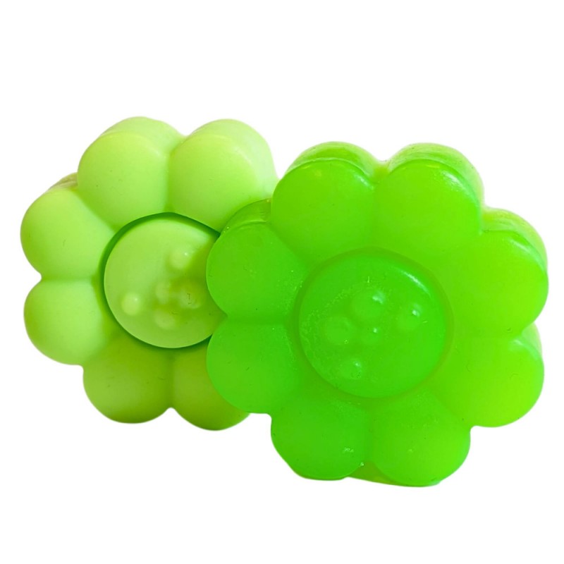 Neon green, soap dye, non-bleeding