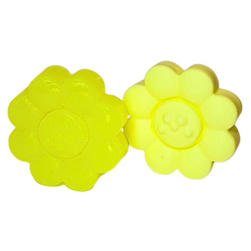 Neon yellow, soap dye, non-bleeding