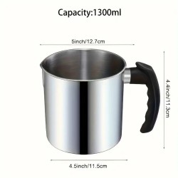 Wax melting pot, 1300ml