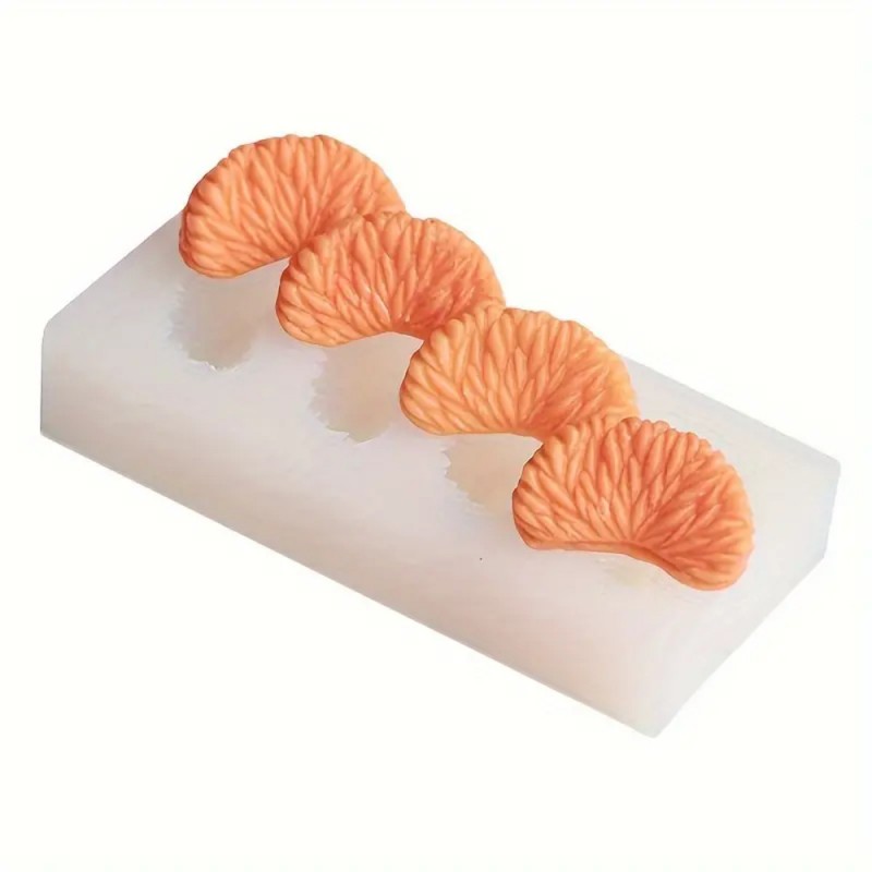 Decoration mould Mandarin cloves, silicone, 65x75mm