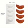 Decoration mould Mandarin cloves, silicone, 65x75mm