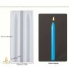 Candle mold for taper candles, silicone, 20x200mm
