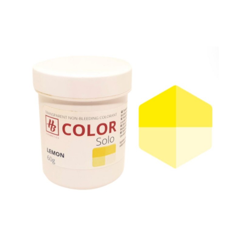 Yellow, soap colour, non-bleeding, paste, 60g