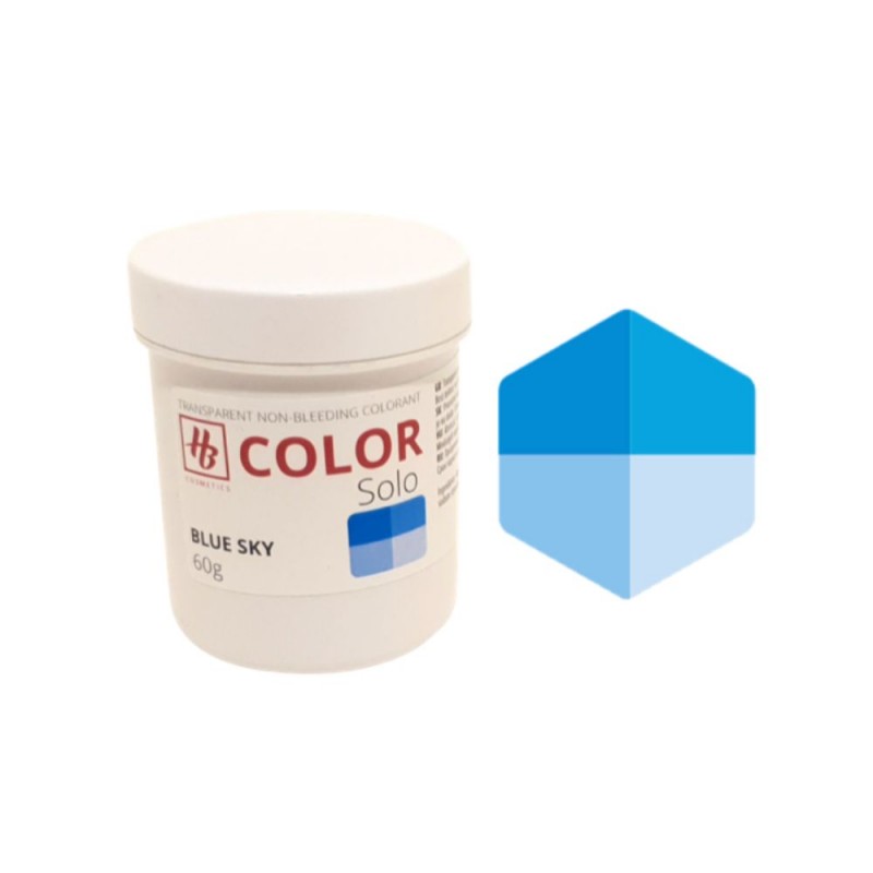 Sky blue, soap colour, non-bleeding, paste, 60g