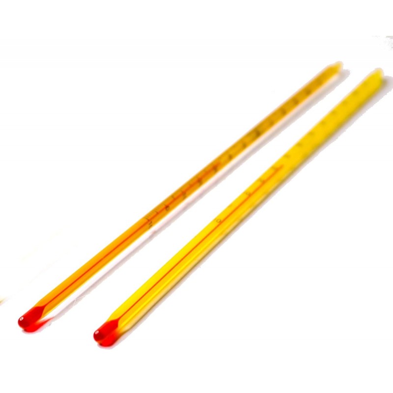 Analog thermometer, yellow, -20+150C
