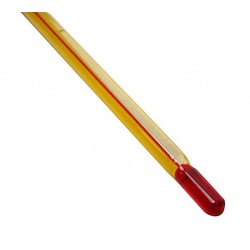 Analog thermometer, yellow, -20+150C