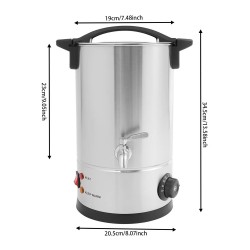 Wax and soap melter, 8L, 1800W with tap