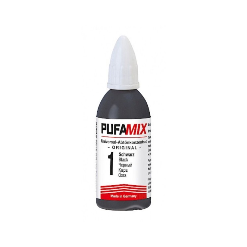 Black, dye for plaster, epoxy and varnish, 20ml