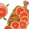 Dried grapefruit slices