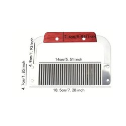Soap knife, wavy