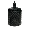 Candle container, HUILU, 220ml, black