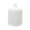 Candle container, HUILU, 220ml, white