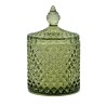 Candle container, HUILU, 220ml, green