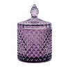 Candle container, HUILU, 220ml, purple