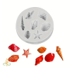 Decoration mould Sea Magic, silicone, 15x70mm
