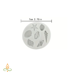 Decoration mould Sea Magic, silicone, 15x70mm