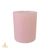 Candle holder, HESTIA, 220ml, coral pink matt