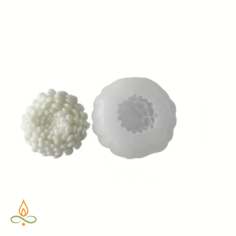 Silicone mould Decorative chrysanthemum, 45x24mm