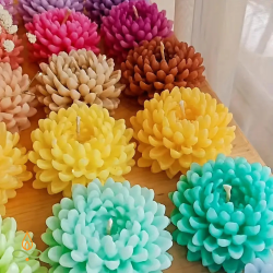 Silicone mould Decorative chrysanthemum, 45x24mm